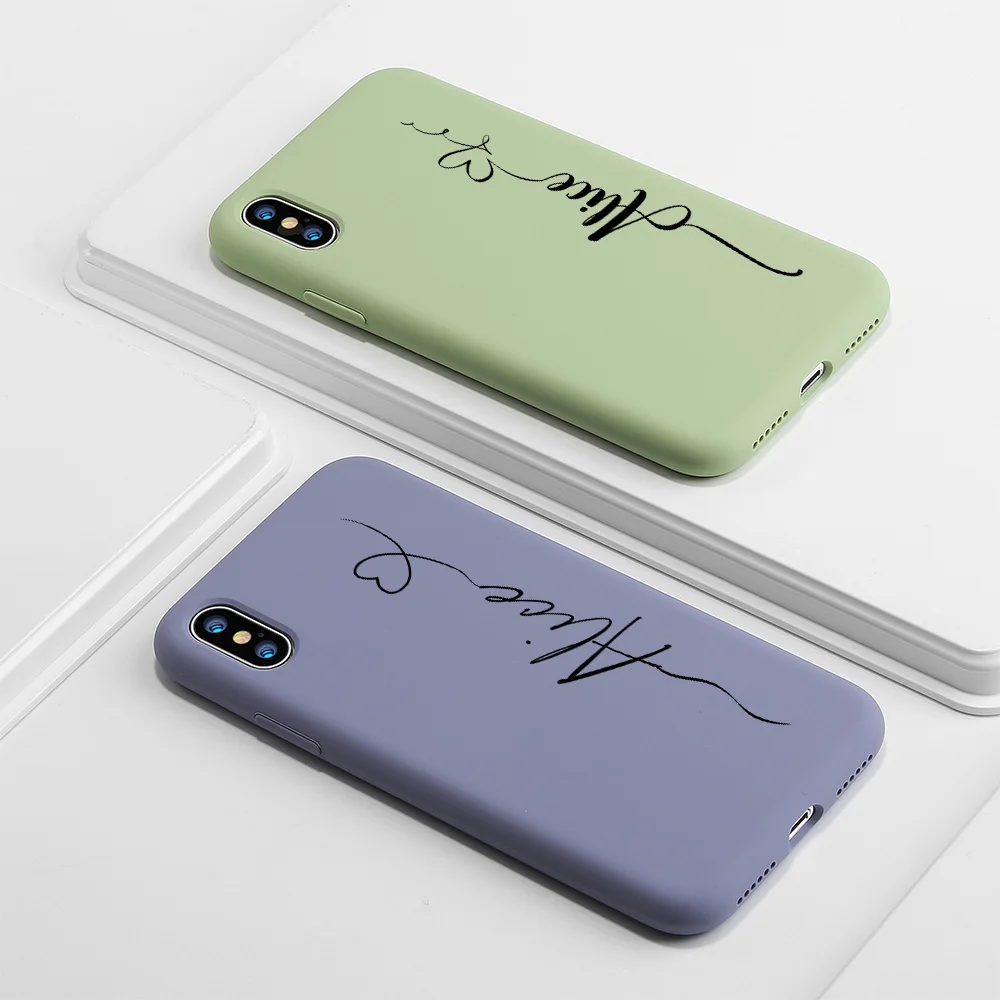 Custom Name for iPhone 13 Pro Max Case 12 11 SE 2020 8 Plus DIY Heart Couples Gift for iPhone 13 Case X XS XR 7 Silicone Cover
Custom Name for iPhone 13 Pro Max Case 12 11 SE 2020 8 Plus DIY Heart Couples Gift for iPhone 13 Case X XS XR 7 Silicone Cover