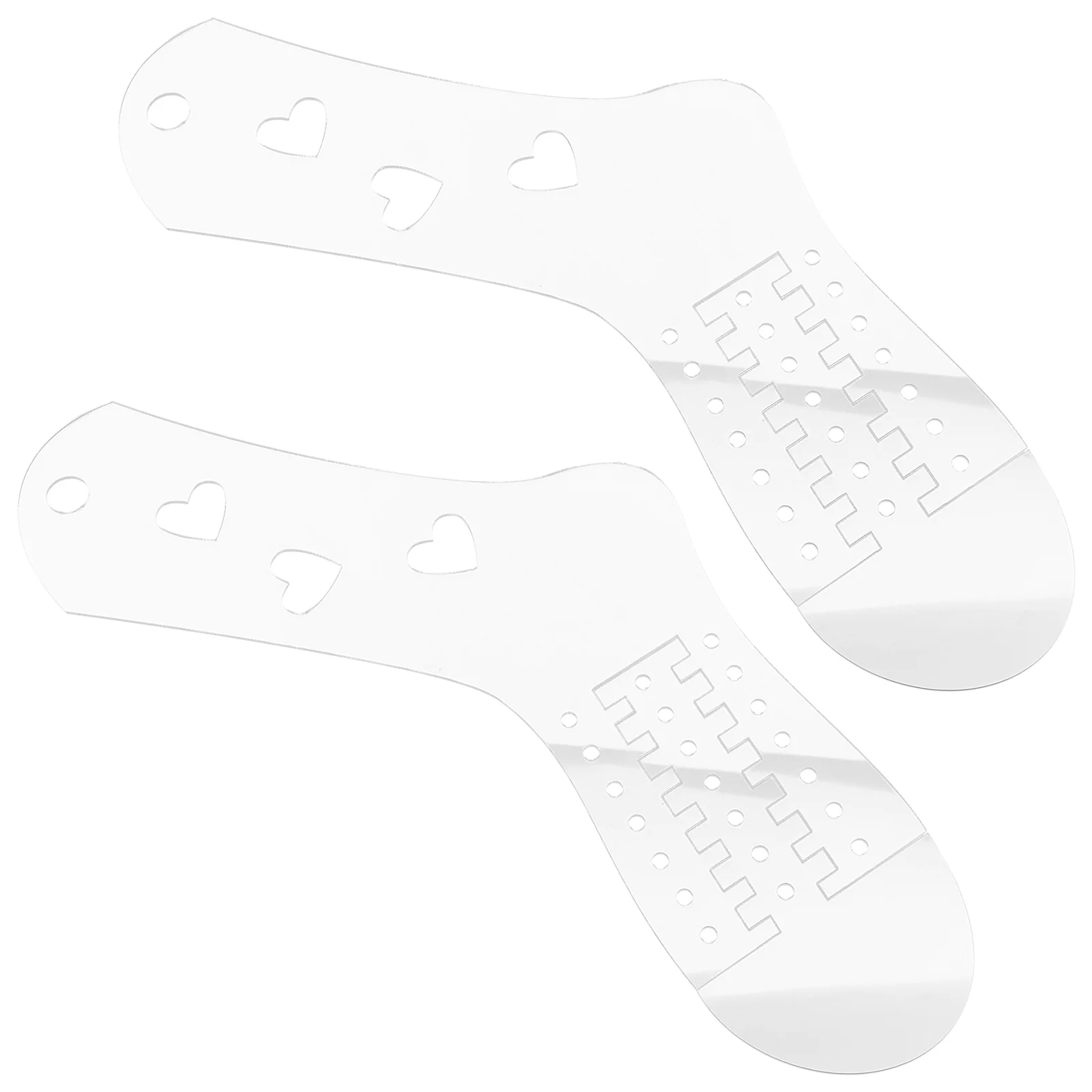 2Pcs Weave Knitting Sock Tools Acrylic Sock Blockers DIY Sock Knitting Models Sock Form Acrylic Molds
2Pcs Weave Knitting Sock Tools Acrylic Sock Blockers DIY Sock Knitting Models Sock Form Acrylic Molds