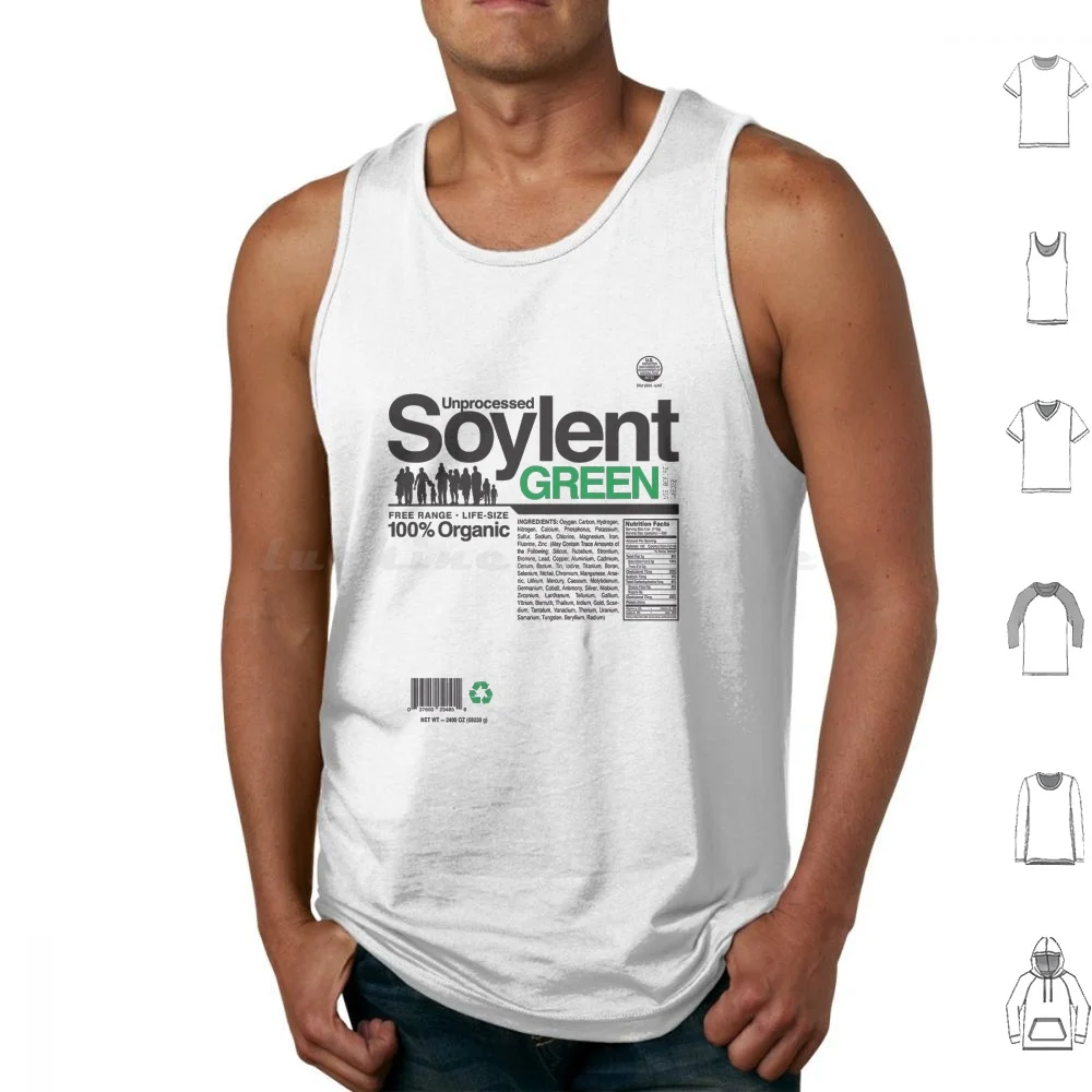 Необработанные зеленые майки Soylent из хлопка с принтом, зеленая еда, научная фантастика, Spoof Heston Apes Future, телефон шарлтон
Необработанные зеленые майки Soylent из хлопка с принтом, зеленая еда, научная фантастика, Spoof Heston Apes Future, телефон шарлтон