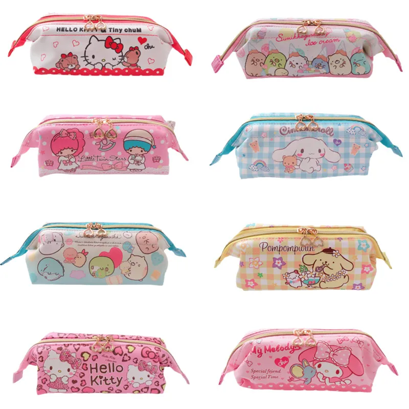 Kawaii Cartoon Sanrios Cosmetic Bag PU Makeup Bags Cosmetic Bag Storage Pencil Case Stationery Storage Bag Coin Purse Girl Gifts
Kawaii Cartoon Sanrios Cosmetic Bag PU Makeup Bags Cosmetic Bag Storage Pencil Case Stationery Storage Bag Coin Purse Girl Gifts