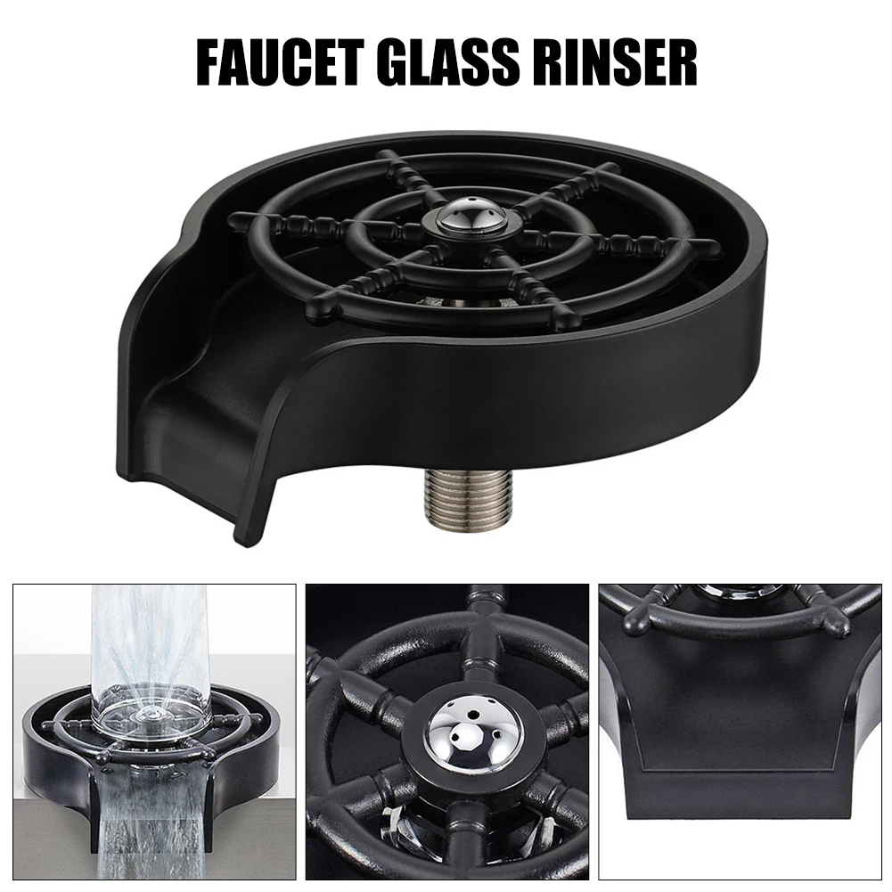 Kitchen Sink Glass Rinser Automatic Cup Washer High Pressure Faucet Glass Washer Cleaner Household Bar Sink Accessories
Kitchen Sink Glass Rinser Automatic Cup Washer High Pressure Faucet Glass Washer Cleaner Household Bar Sink Accessories