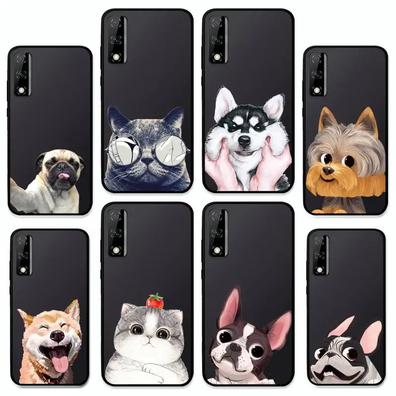 Cute Dog And Cat Phone Case For Huawei Y9 Y8 Y6 Prime Y7 Pro Y8s Y5 Mate 20 Pro 10 lite Cover 
Cute Dog And Cat Phone Case For Huawei Y9 Y8 Y6 Prime Y7 Pro Y8s Y5 Mate 20 Pro 10 lite Cover