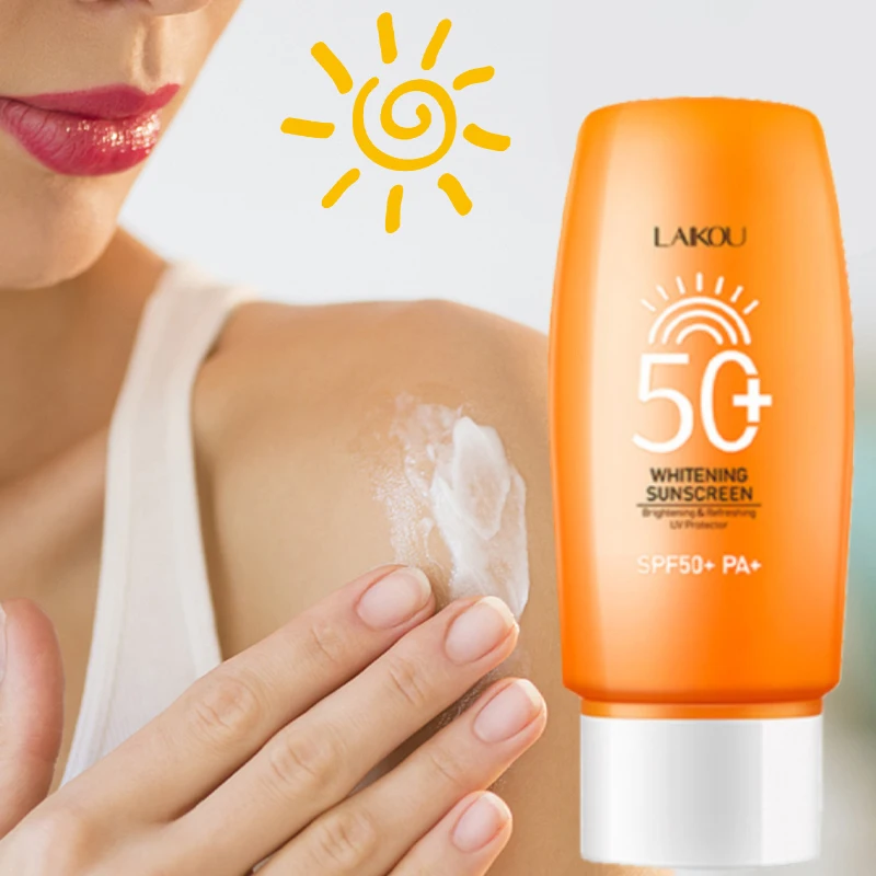 

50g Sunscreen SPF50+ Smoothing nourishing Whitening Repair Sunblock Skin Protective Cream Oil-Control Moisturizing Isolation