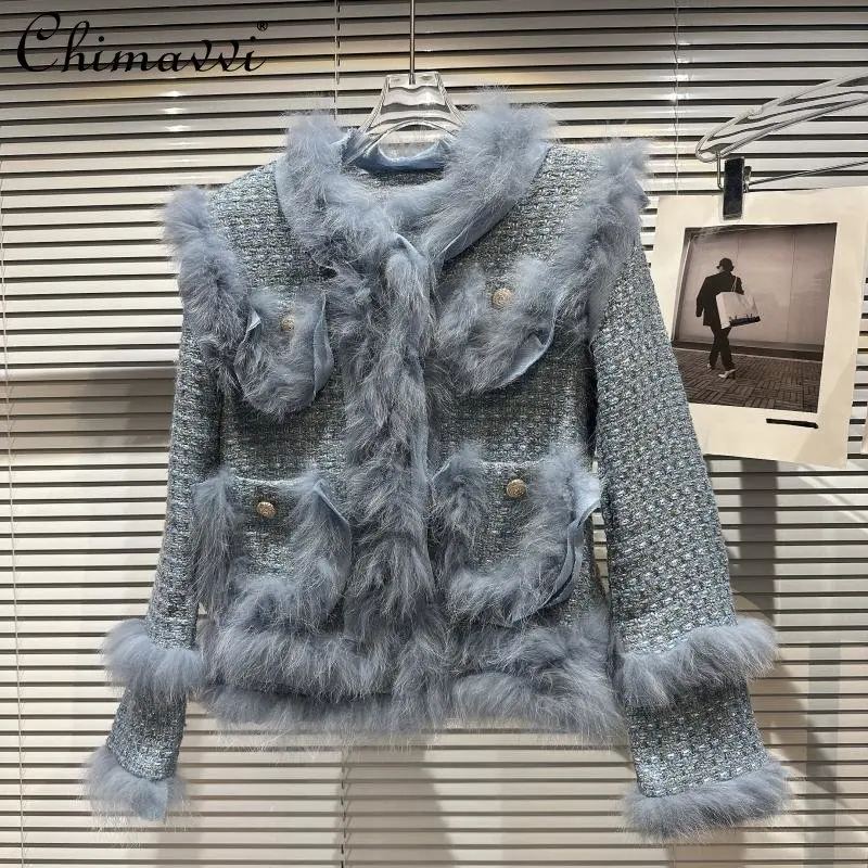 2022 Winter New High-End and Fashionable Fox Frayed Edge Tweed Long Sleeve Coat Warm Temperament Socialite Quilted Short Jacket
2022 Winter New High-End and Fashionable Fox Frayed Edge Tweed Long Sleeve Coat Warm Temperament Socialite Quilted Short Jacket