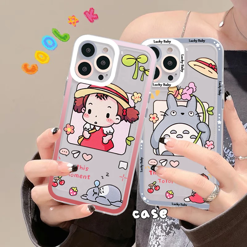Japan Cute Cartoon Happy Totoro Phone Case for iPhone 11 12 13 Mini Pro Max 14 Pro Max Case shell
Japan Cute Cartoon Happy Totoro Phone Case for iPhone 11 12 13 Mini Pro Max 14 Pro Max Case shell