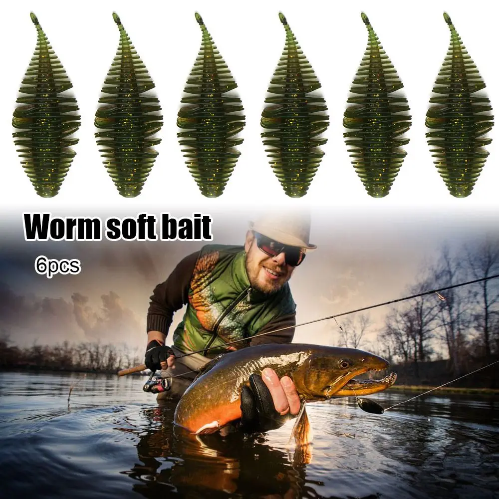 6PCS Soft Lure Worm Fishing Lures Silicone Baits Artificial Mandarin Fish Black Fish Fishing Lure 7.4mm 5.3g Bionic Bait Lure
6PCS Soft Lure Worm Fishing Lures Silicone Baits Artificial Mandarin Fish Black Fish Fishing Lure 7.4mm 5.3g Bionic Bait Lure