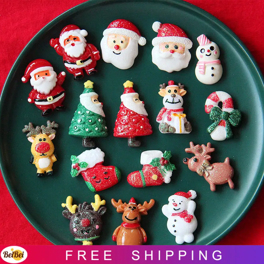 100Pcs Kawaii Resin Snowman Cabochon Small Handicraft Flatback Diy Center Crafts Resin Christmas Decoration Headgear Accessories
100Pcs Kawaii Resin Snowman Cabochon Small Handicraft Flatback Diy Center Crafts Resin Christmas Decoration Headgear Accessories