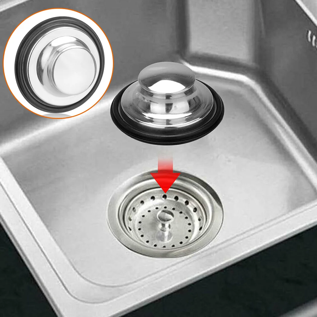 Brand New Sink Stopper Garbage Disposal Stainless Steel 3 1/2 Inch Diameter Fits Standard Kitchen Drain For Insinkerator QC
Brand New Sink Stopper Garbage Disposal Stainless Steel 3 1/2 Inch Diameter Fits Standard Kitchen Drain For Insinkerator QC