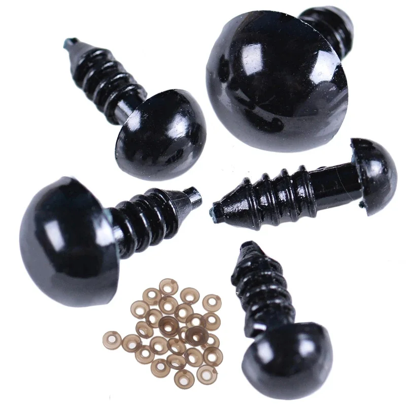 100PCS 6/8/9/10/12mm Black Plastic Eye for Craft Doll Decoration Accessories Safety Eyes Amigurumi for Toy Animal Eye Doll Toys
100PCS 6/8/9/10/12mm Black Plastic Eye for Craft Doll Decoration Accessories Safety Eyes Amigurumi for Toy Animal Eye Doll Toys