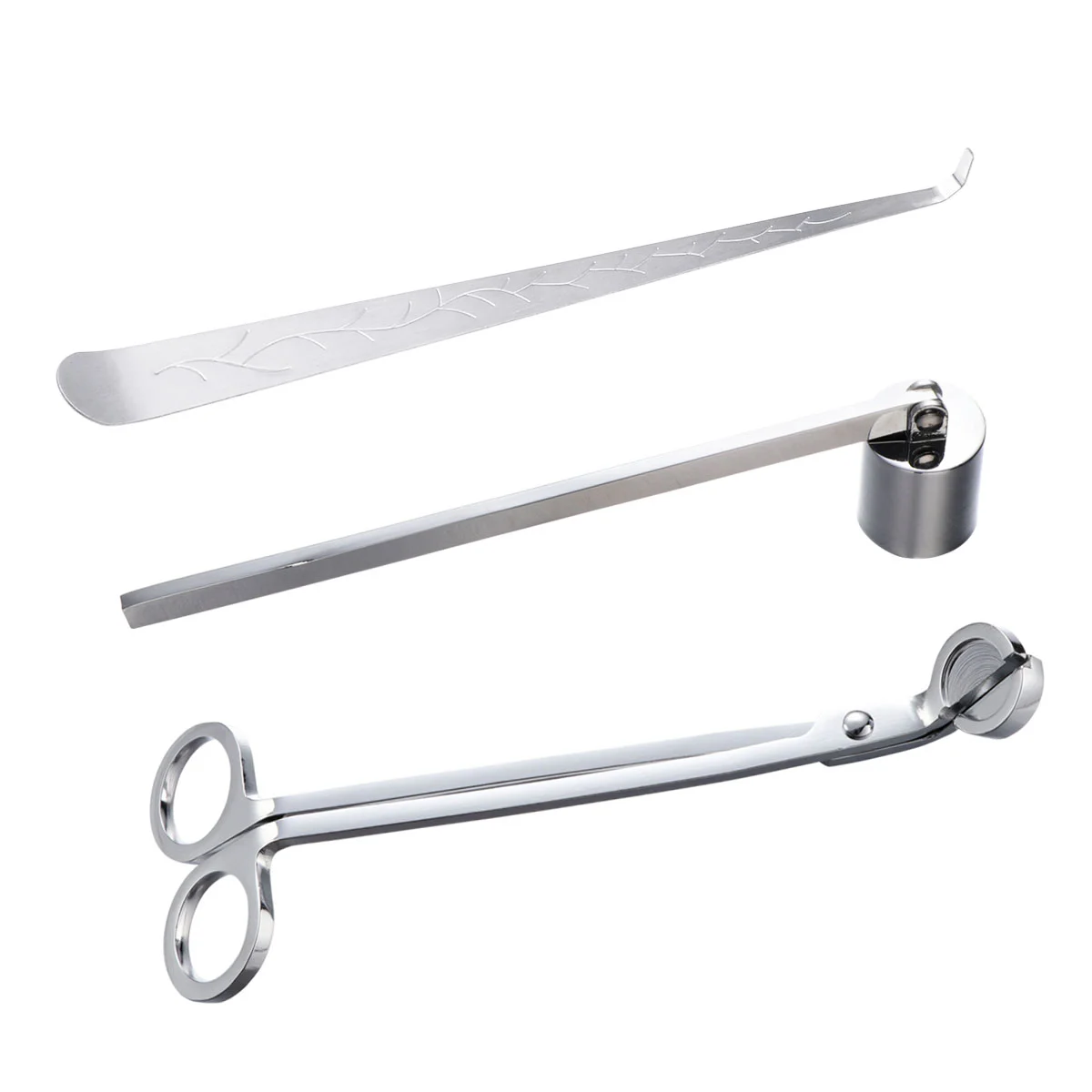 Wick Snuffer Trimmerstainless Steel Dipper Set Accessoryextinguisher Scissor Flame Handle Kit Candlesbell Tool Care Tools
Wick Snuffer Trimmerstainless Steel Dipper Set Accessoryextinguisher Scissor Flame Handle Kit Candlesbell Tool Care Tools