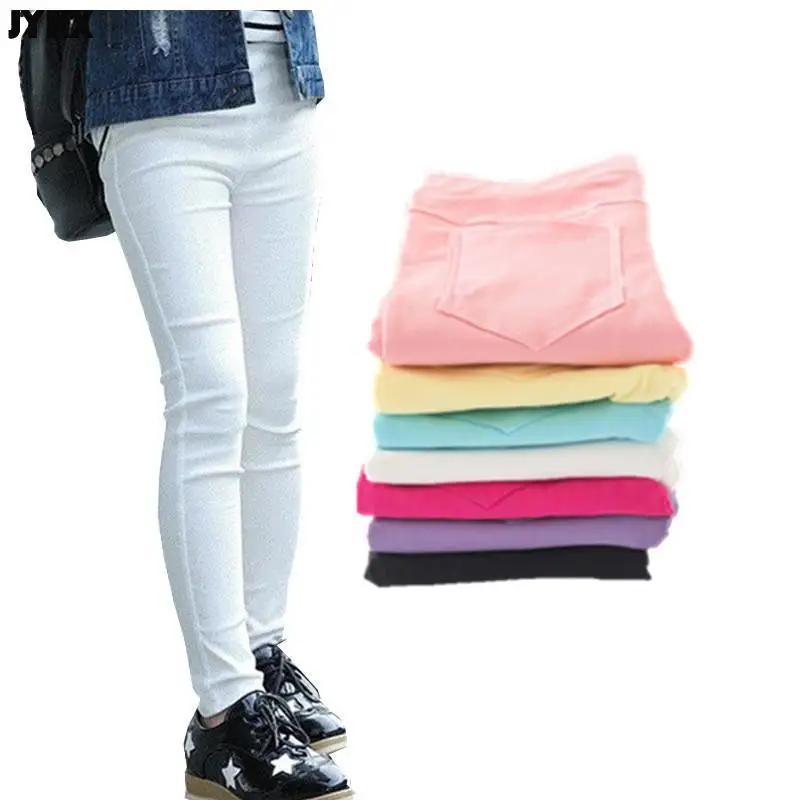Girl Pants Spring Autumn Candy Color Elastic Pencil Trousers Child Solid Leggings For 2-11Y Children Clothing
Girl Pants Spring Autumn Candy Color Elastic Pencil Trousers Child Solid Leggings For 2-11Y Children Clothing