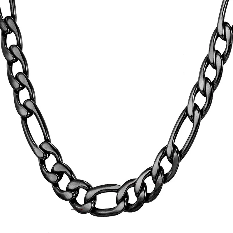 Stainless Steel Black Figaro Link Chain Necklace Width 6mm for Men Women Kpop Accessories DIY Vintage Punk Choker Jewelry Gift
Stainless Steel Black Figaro Link Chain Necklace Width 6mm for Men Women Kpop Accessories DIY Vintage Punk Choker Jewelry Gift