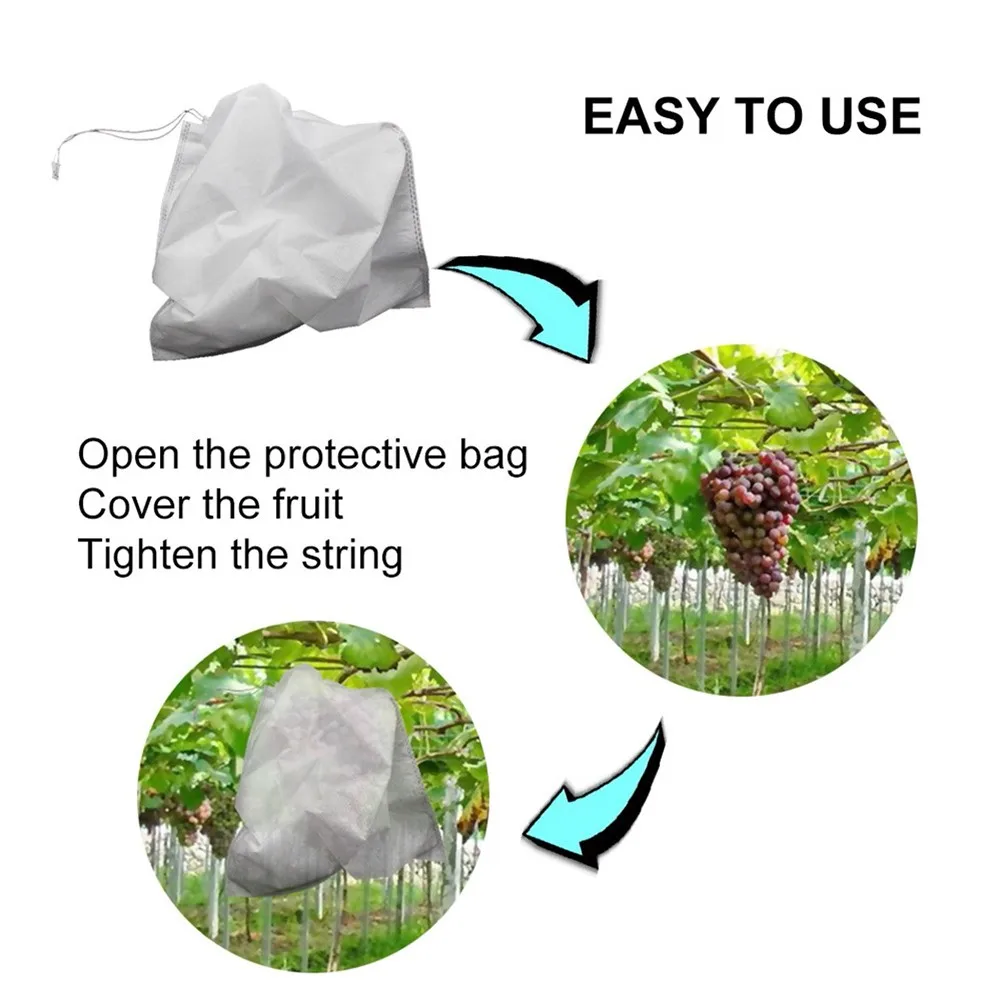 Plant Fruit Cover Grape Protection Bags Garden Drawstring Mesh Bag Pest Plant Care Protect Net 5pcs Accessories
Plant Fruit Cover Grape Protection Bags Garden Drawstring Mesh Bag Pest Plant Care Protect Net 5pcs Accessories
