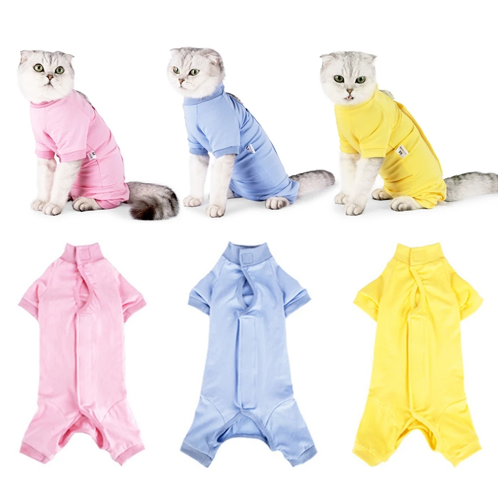 Cat Recovery Suit Wound Anti Licking Breathable Kitten Shirt After Surgery Wear Pet Clothes
Cat Recovery Suit Wound Anti Licking Breathable Kitten Shirt After Surgery Wear Pet Clothes