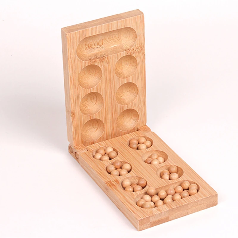 Hot Board Games Folding Wooden Mancala Strategy Games Party Game Folding Chess Board Children Educational Logical Thinking Toys
Hot Board Games Folding Wooden Mancala Strategy Games Party Game Folding Chess Board Children Educational Logical Thinking Toys