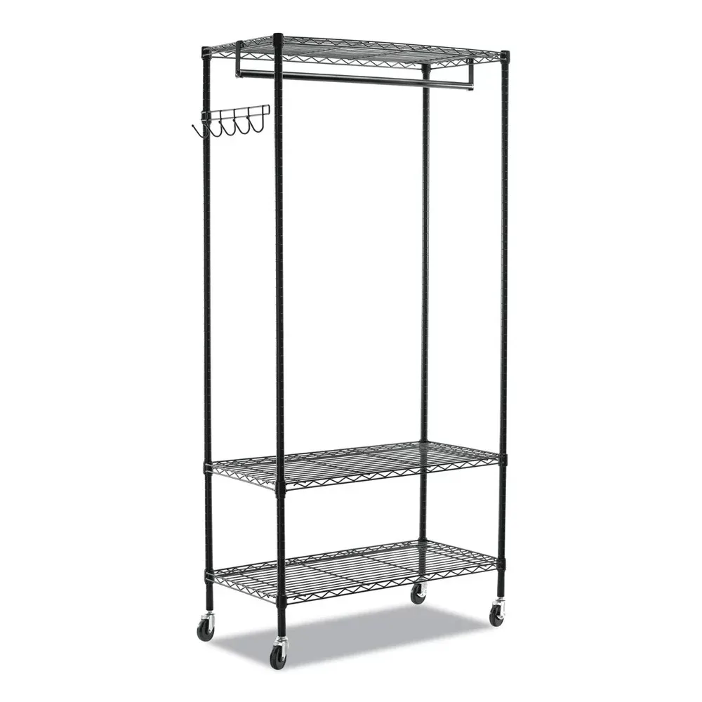48 in. W x 18 D 75 H 40 Garments Wire Shelving Garment Rack - Black Storage & Organization/Shelvin
48 in. W x 18 D 75 H 40 Garments Wire Shelving Garment Rack - Black Storage & Organization/Shelvin