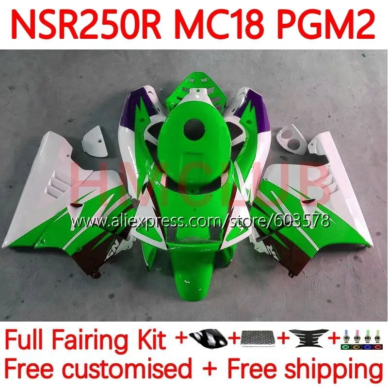 Body For HONDA NSR250 NSR 250 R RR MC18 PGM2 NSR 250R NS250 MC16 NSR250R 1988 1989 NSR250RR 88 89 Fairing 124No.140 green stock
Body For HONDA NSR250 NSR 250 R RR MC18 PGM2 NSR 250R NS250 MC16 NSR250R 1988 1989 NSR250RR 88 89 Fairing 124No.140 green stock