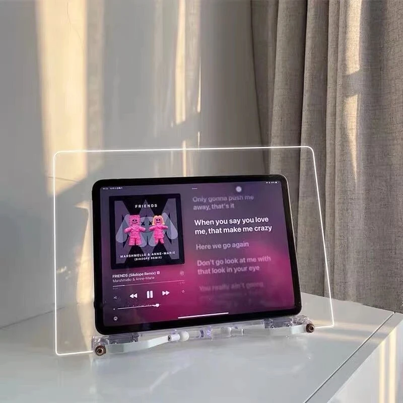 Transparent Adjustable Acrylic Tablet Stand Holder Reading Book Stand Bracket School Stationery for IPad Pro Xiaomi mi Huawei
Transparent Adjustable Acrylic Tablet Stand Holder Reading Book Stand Bracket School Stationery for IPad Pro Xiaomi mi Huawei