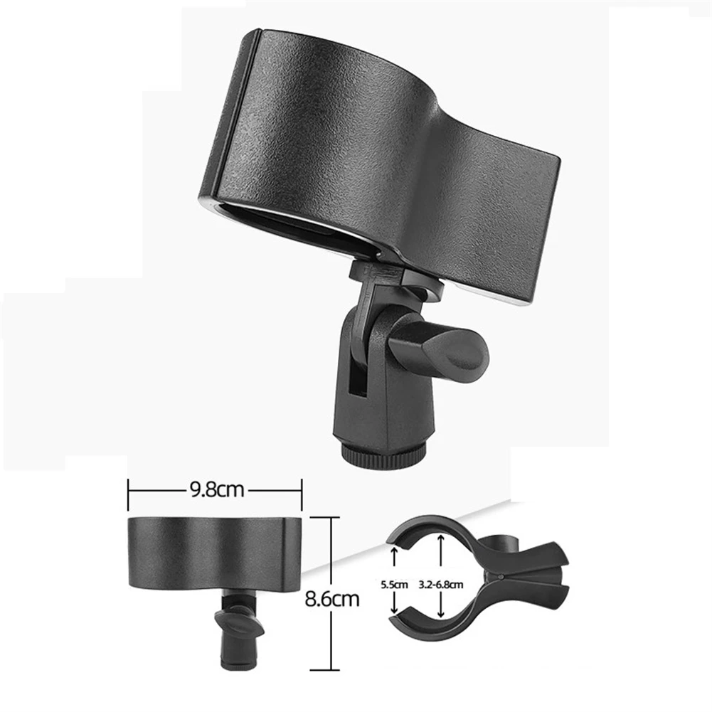 Clamp Microphone Clip Performances Stage Durable Adjustable Black Break-resistant Flexible For 3.2-6.8CM Mic Holder
Clamp Microphone Clip Performances Stage Durable Adjustable Black Break-resistant Flexible For 3.2-6.8CM Mic Holder