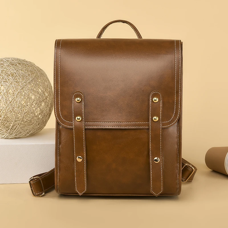 Classic School Backpack Women Luxury Brand Packback Woman Leather Bagpack Designer Travel Backpack Female Fashion School Bags 
Classic School Backpack Women Luxury Brand Packback Woman Leather Bagpack Designer Travel Backpack Female Fashion School Bags