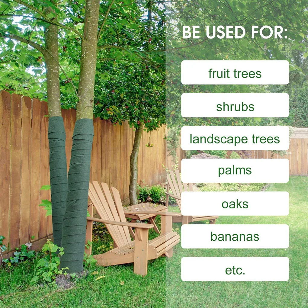 Trees Guard Wrap Anti-freezing Plants Trunk Protection Bandage Weather Tape Non-woven Moisturizing Tool Blanket
Trees Guard Wrap Anti-freezing Plants Trunk Protection Bandage Weather Tape Non-woven Moisturizing Tool Blanket