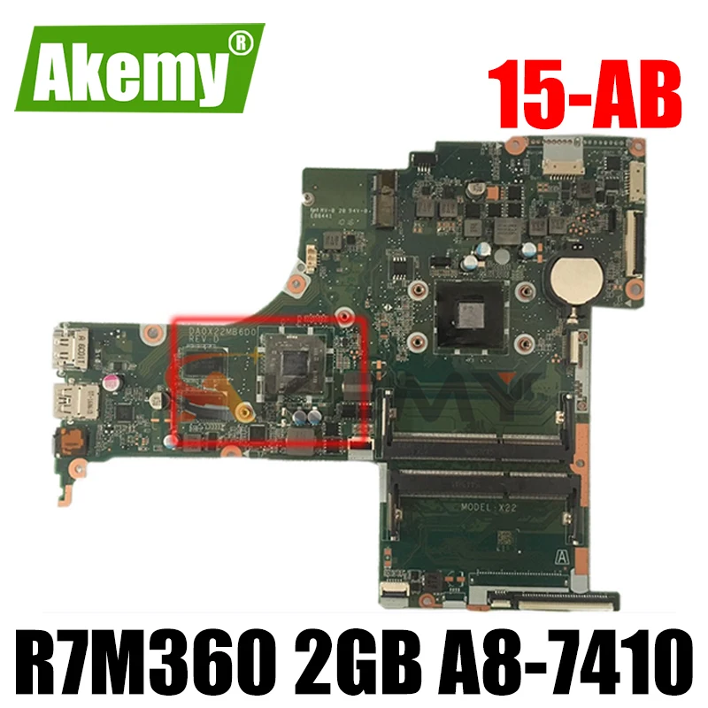 Материнская плата Akemy 809407-001 809407-501 DA0X22MB6D0 для ноутбука HP 15-AB, материнская плата с R7M360, 2 Гб, A8-7410 100%, полностью протестирована
Материнская плата Akemy 809407-001 809407-501 DA0X22MB6D0 для ноутбука HP 15-AB, материнская плата с R7M360, 2 Гб, A8-7410 100%, полностью протестирована