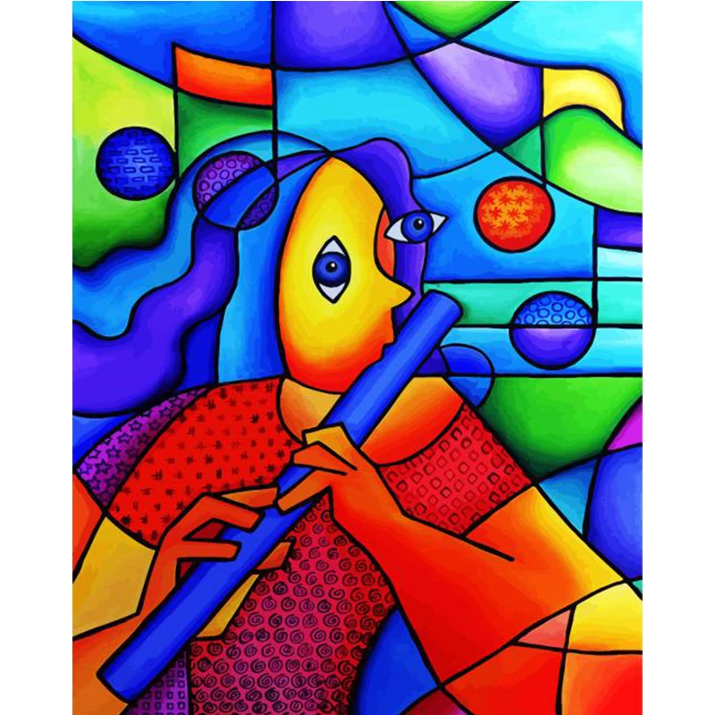 5D Diamond Painting DIY Abstract Flute Player Full Diamond Mosaic Rhinestones Embroidery Cross Stitch Kits Home Decor Handicraft
5D Diamond Painting DIY Abstract Flute Player Full Diamond Mosaic Rhinestones Embroidery Cross Stitch Kits Home Decor Handicraft