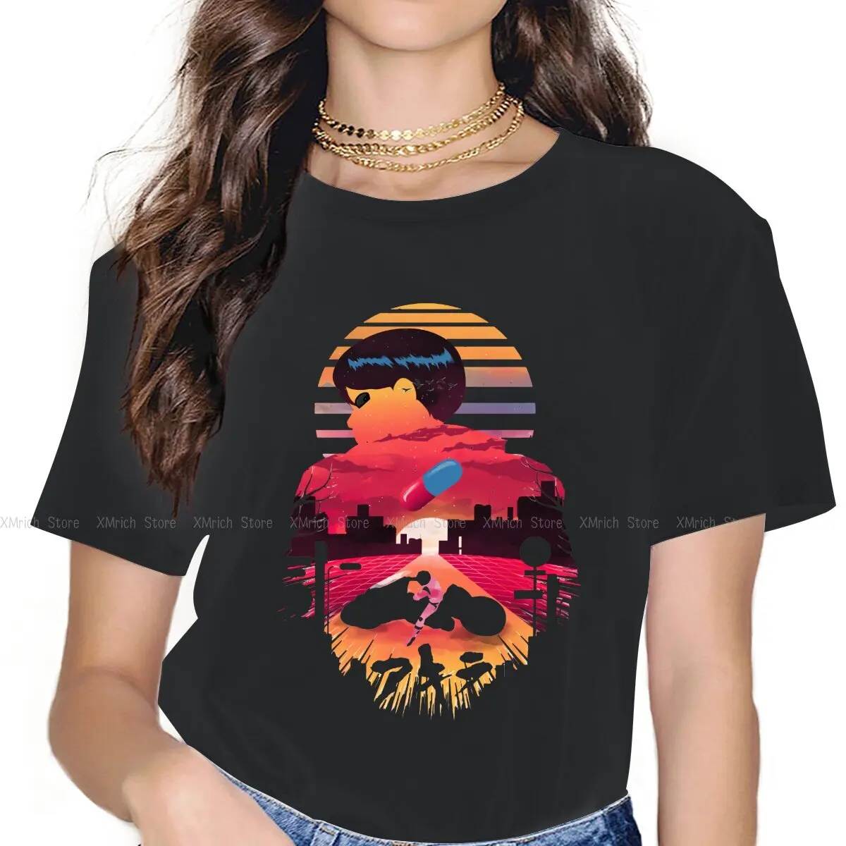 Unique Kaneda Sunset T-Shirts Women Crewneck Cotton T Shirts Akira Kaori Film Short Sleeve Tee Shirt Summer Tops
Unique Kaneda Sunset T-Shirts Women Crewneck Cotton T Shirts Akira Kaori Film Short Sleeve Tee Shirt Summer Tops