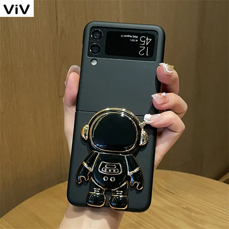 Korea Cute Cartoon Plating Astronauts Telescopic Bracket Hard Phone Case For Samsung Galaxy Z Flip 3 4 Shockproof Back Cover 
Korea Cute Cartoon Plating Astronauts Telescopic Bracket Hard Phone Case For Samsung Galaxy Z Flip 3 4 Shockproof Back Cover