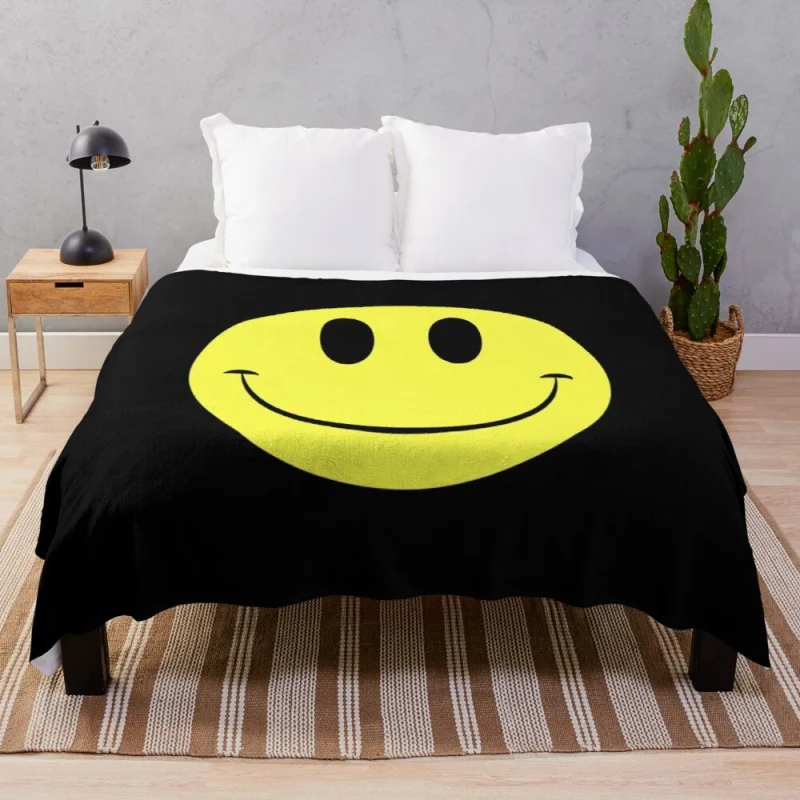Classic Acid House Face Rave Culture Throw Blanket soft big blanket Plush fabric Nap blanket
Classic Acid House Face Rave Culture Throw Blanket soft big blanket Plush fabric Nap blanket