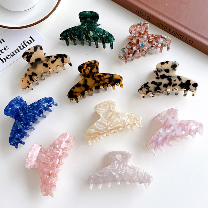 Romantic Cute Brown Leopard Hair Clip for Women Acetate Fiber Plate Hairclip Japanese Hair Accessories for Girl Office/career 
Romantic Cute Brown Leopard Hair Clip for Women Acetate Fiber Plate Hairclip Japanese Hair Accessories for Girl Office/career