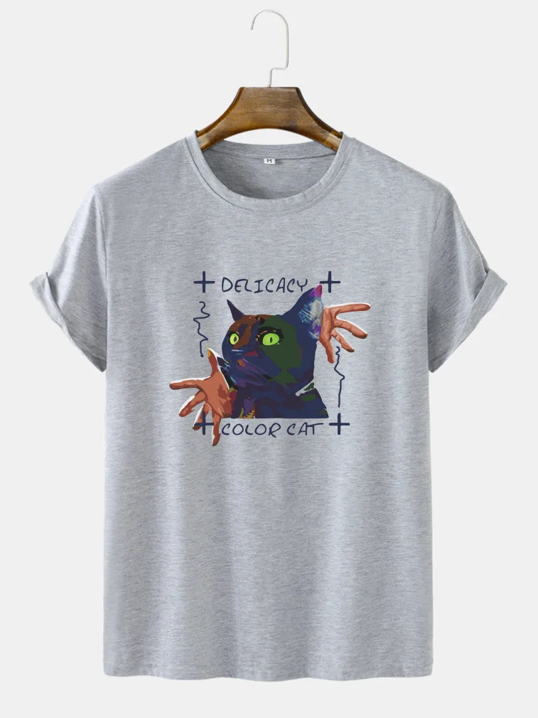 Men's Oversized Printed T-Shirt Summer Trend Fashion Round Neck Hoodless Loose Casual Fashion Heat Transfer Short Sleeve Top
Men's Oversized Printed T-Shirt Summer Trend Fashion Round Neck Hoodless Loose Casual Fashion Heat Transfer Short Sleeve Top
