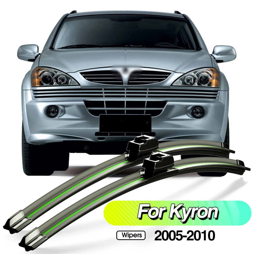 Для Ssangyong Kyron 2005-2010 2 шт. щетки стеклоочистителя переднего стекла аксессуары для