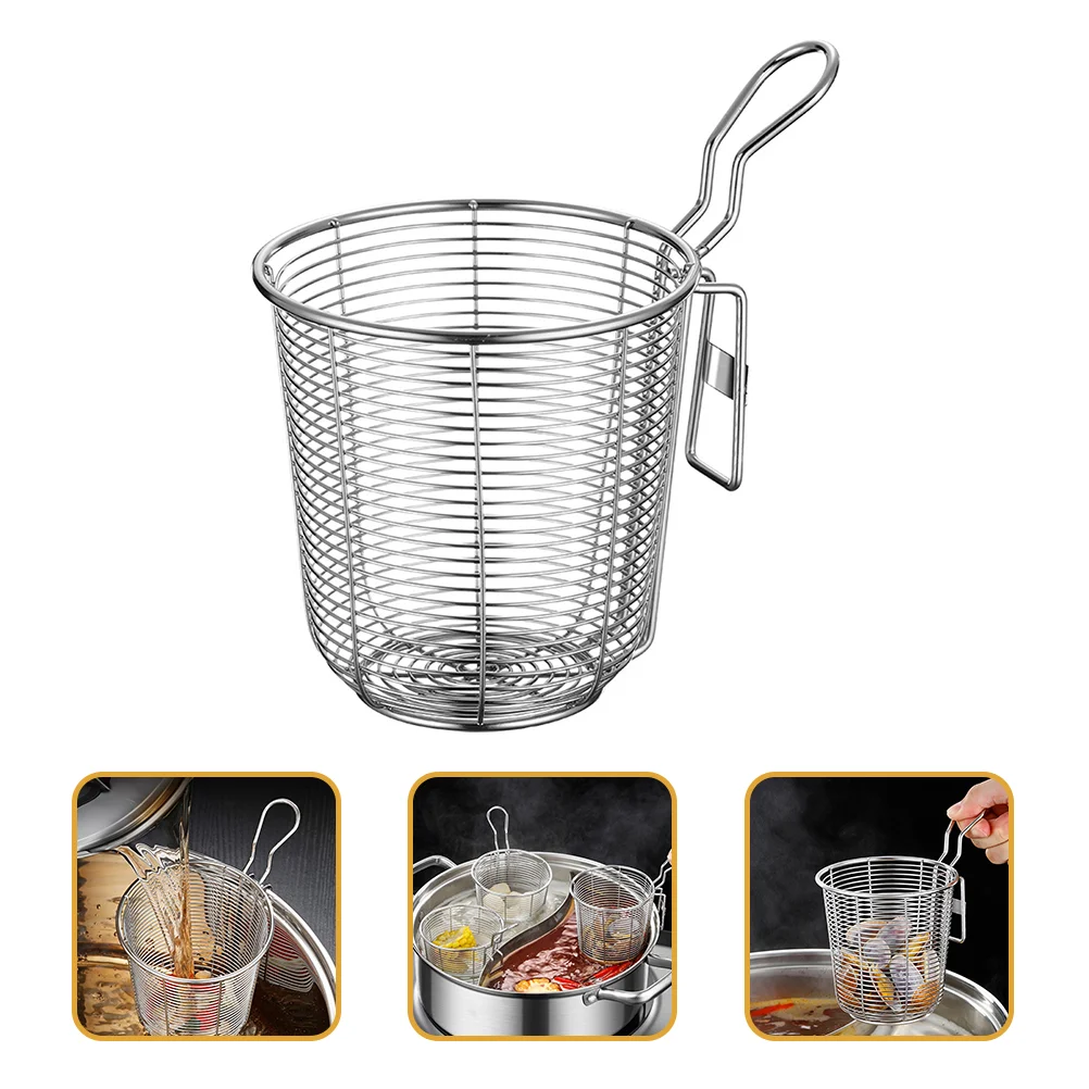 Strainer Basket Mesh Pasta Noodle Spoon Colander Stainless Steel Pot Skimmer Hot Spider Fine Cooking Spaghetti Kitchen Metal
Strainer Basket Mesh Pasta Noodle Spoon Colander Stainless Steel Pot Skimmer Hot Spider Fine Cooking Spaghetti Kitchen Metal