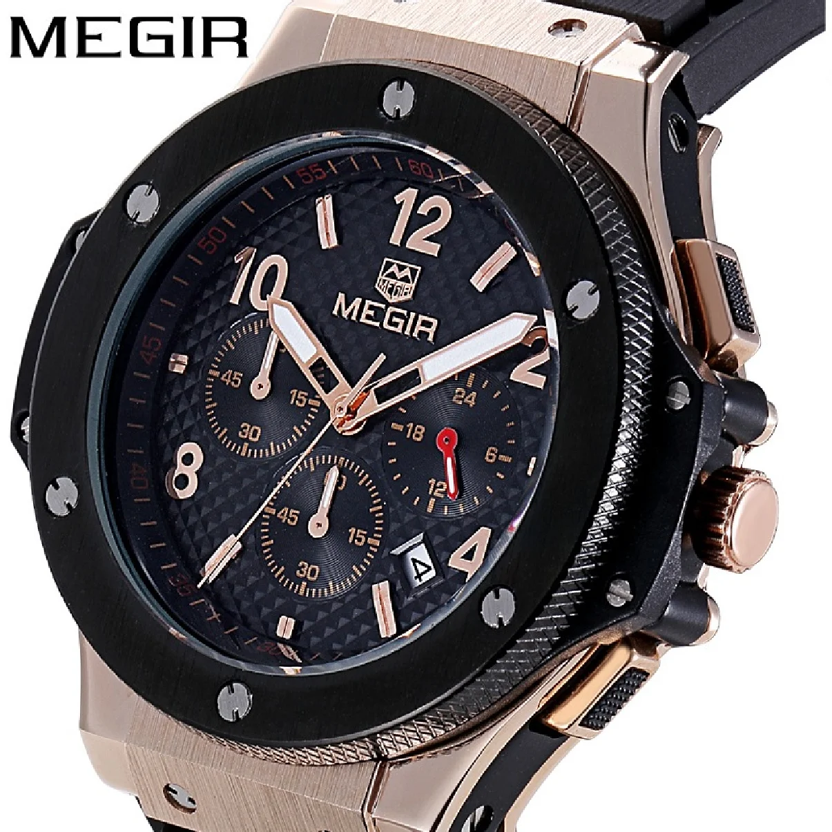 MEGIR Original Chronograph Sport Men Creative Big Dial Army Military Quartz Watches Clock Male WristWatch Hour Relogio Masculino
MEGIR Original Chronograph Sport Men Creative Big Dial Army Military Quartz Watches Clock Male WristWatch Hour Relogio Masculino