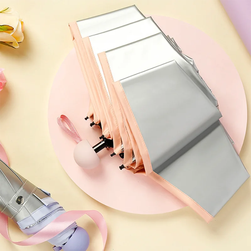 Pocket Umbrella Small Light UV Folding Windproof Silver Coating Compact Plegable Paraguas Mini Guarda Chuva
Pocket Umbrella Small Light UV Folding Windproof Silver Coating Compact Plegable Paraguas Mini Guarda Chuva