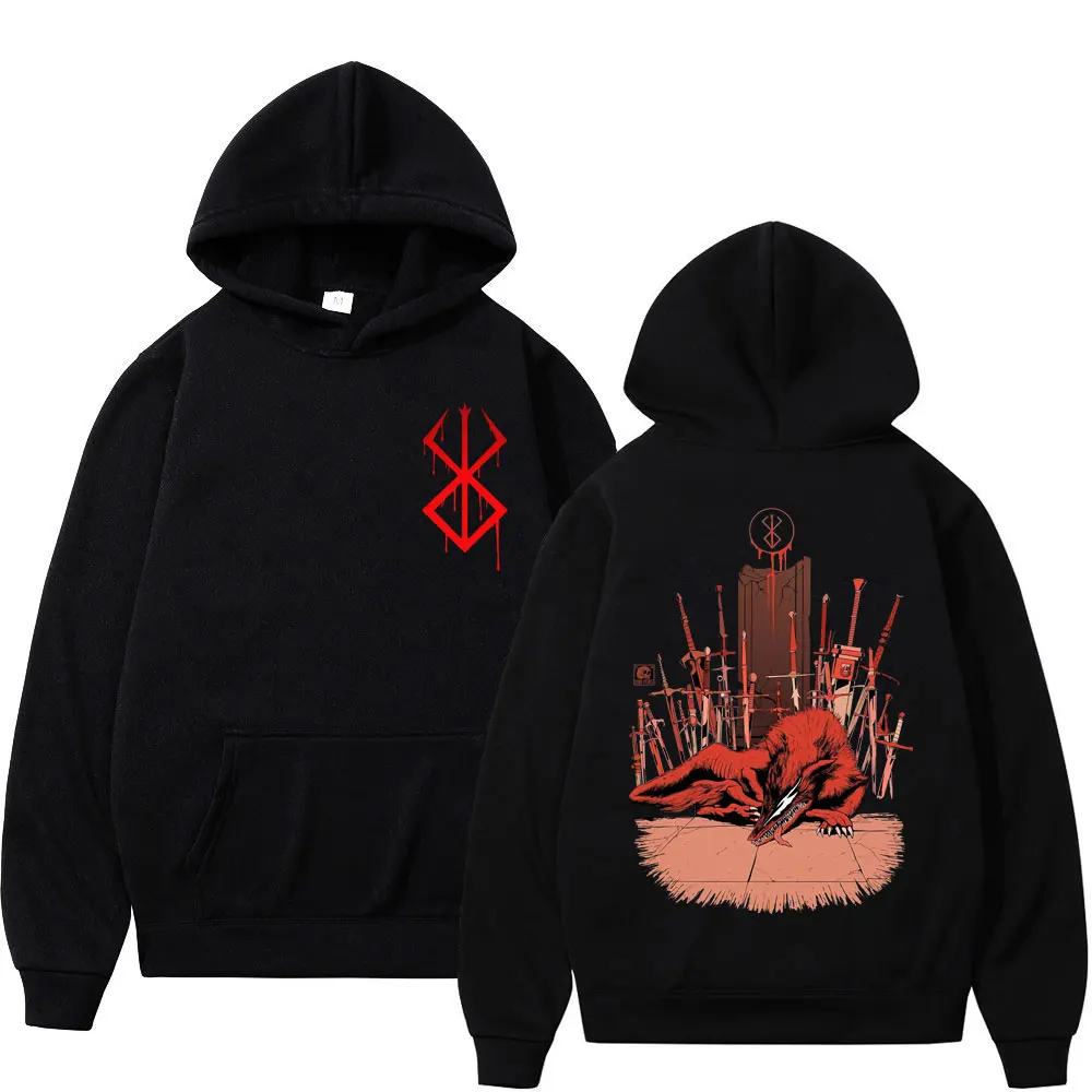 Anime Berserk Guts Print Hoodies Autumn Winter Casual Loose Sweatshirts High Street Tidal Current Oversized Pullovers Streetwear
Anime Berserk Guts Print Hoodies Autumn Winter Casual Loose Sweatshirts High Street Tidal Current Oversized Pullovers Streetwear