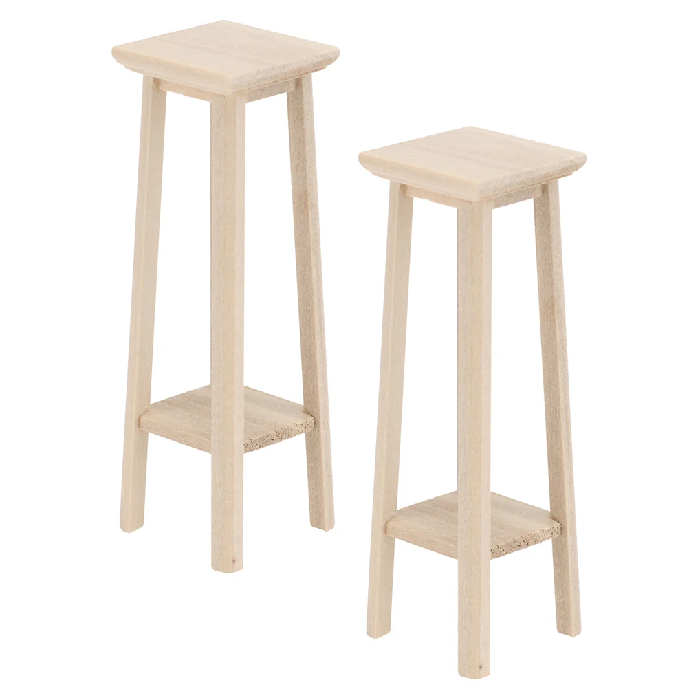 Mini Rack Ornament Miniature Flower Model House Accessory Furniture Wooden Stool Models Shelf Decor 
Mini Rack Ornament Miniature Flower Model House Accessory Furniture Wooden Stool Models Shelf Decor