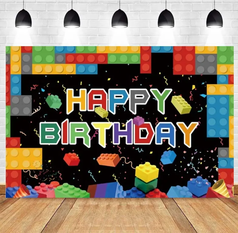 Colorful Building Blocks Photocall Baby Birthday Photography Backdrop Photographic Decoration Backgrounds for Photo Studio
Colorful Building Blocks Photocall Baby Birthday Photography Backdrop Photographic Decoration Backgrounds for Photo Studio