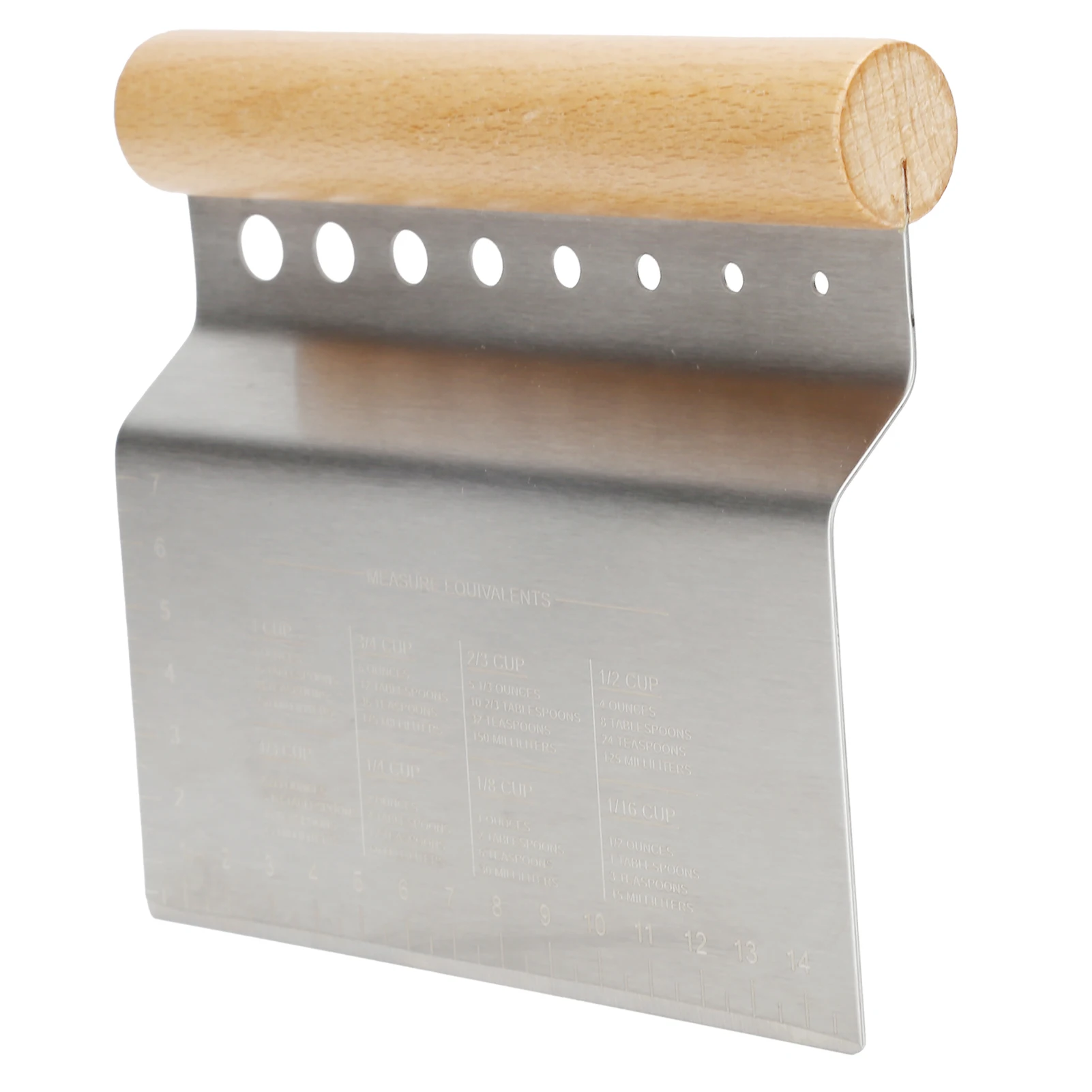 Dough Scraper Multifunctional Kitchen Tool Baking Tool with Handle for Dough and Pizza
Dough Scraper Multifunctional Kitchen Tool Baking Tool with Handle for Dough and Pizza