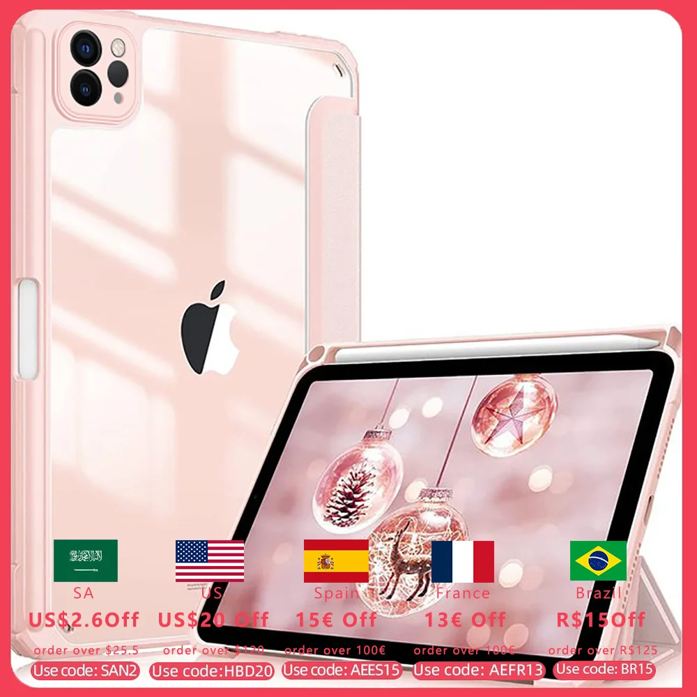 For iPad Pro 11 2018-2022 case for iPad Air 4 Air 5 10.9 iPad 10th 10.2 7th 8th 9th Case 2022 Cover Light silicone leather case
For iPad Pro 11 2018-2022 case for iPad Air 4 Air 5 10.9 iPad 10th 10.2 7th 8th 9th Case 2022 Cover Light silicone leather case
