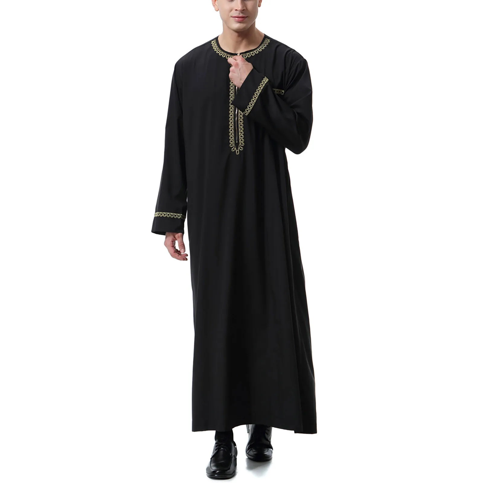 Men Long Sleeve Solid Color Robe Round Collar Zipper Breathable Robes 2022 Casual Robe Sleepwear Male Clothing
Men Long Sleeve Solid Color Robe Round Collar Zipper Breathable Robes 2022 Casual Robe Sleepwear Male Clothing