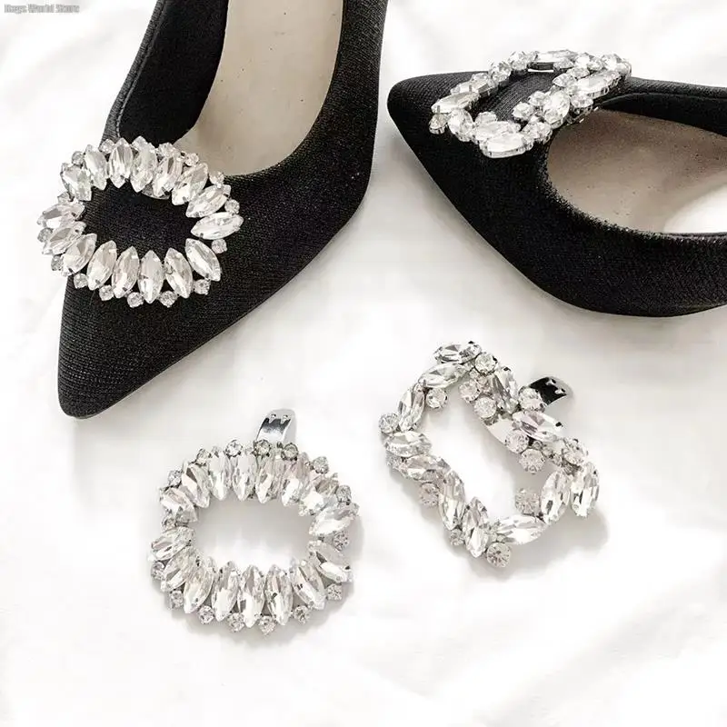 NEW 1PC Women Bride Wedding Shoes High Heel Decoration Rhinestone Shiny Decorative Shoe Clips Flower Charm Buckle Clip
NEW 1PC Women Bride Wedding Shoes High Heel Decoration Rhinestone Shiny Decorative Shoe Clips Flower Charm Buckle Clip