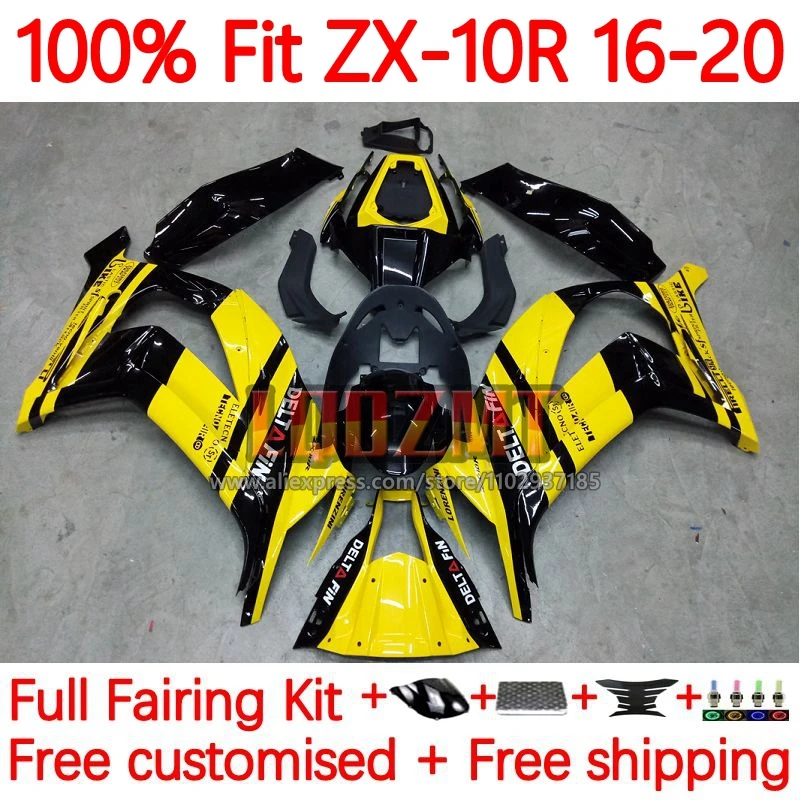 Yellow black Injection Frame For KAWASAKI NINJA ZX 1000 10R ZX10R 2016 2017 2018 2019 2020 ZX-10R 16 17 18 19 20 Fairing 25No.69
Yellow black Injection Frame For KAWASAKI NINJA ZX 1000 10R ZX10R 2016 2017 2018 2019 2020 ZX-10R 16 17 18 19 20 Fairing 25No.69