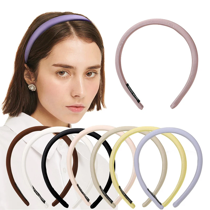 1PCS Elegant Satin Thin Hairbands For Women Girls Solid Color Headbands Make Up Hair Hoop Fashion Hair Accessories
1PCS Elegant Satin Thin Hairbands For Women Girls Solid Color Headbands Make Up Hair Hoop Fashion Hair Accessories