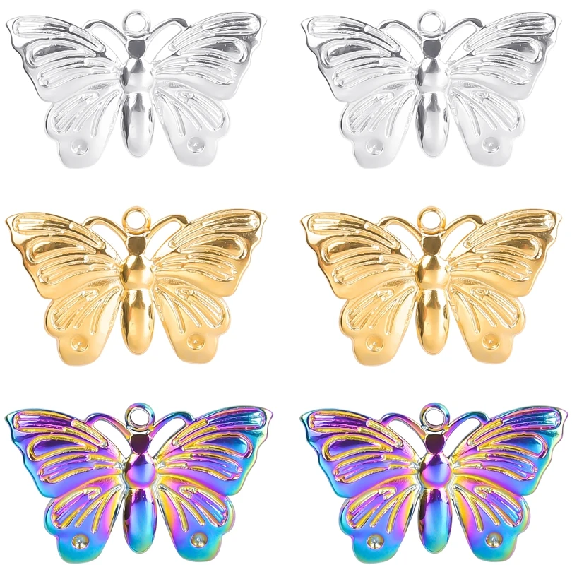 Animal Butterfly Pendant Stainless Steel Charms For Jewelry Making Supplies Mix Accessories Papillon Charm DIY Necklace Earrings
Animal Butterfly Pendant Stainless Steel Charms For Jewelry Making Supplies Mix Accessories Papillon Charm DIY Necklace Earrings