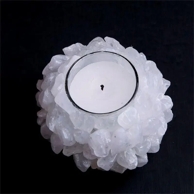 1PC Natural Clear Quartz Crystals Gravel Candlestick Carvings Healing Christmas Gifts Reiki Home Room Decoration
1PC Natural Clear Quartz Crystals Gravel Candlestick Carvings Healing Christmas Gifts Reiki Home Room Decoration