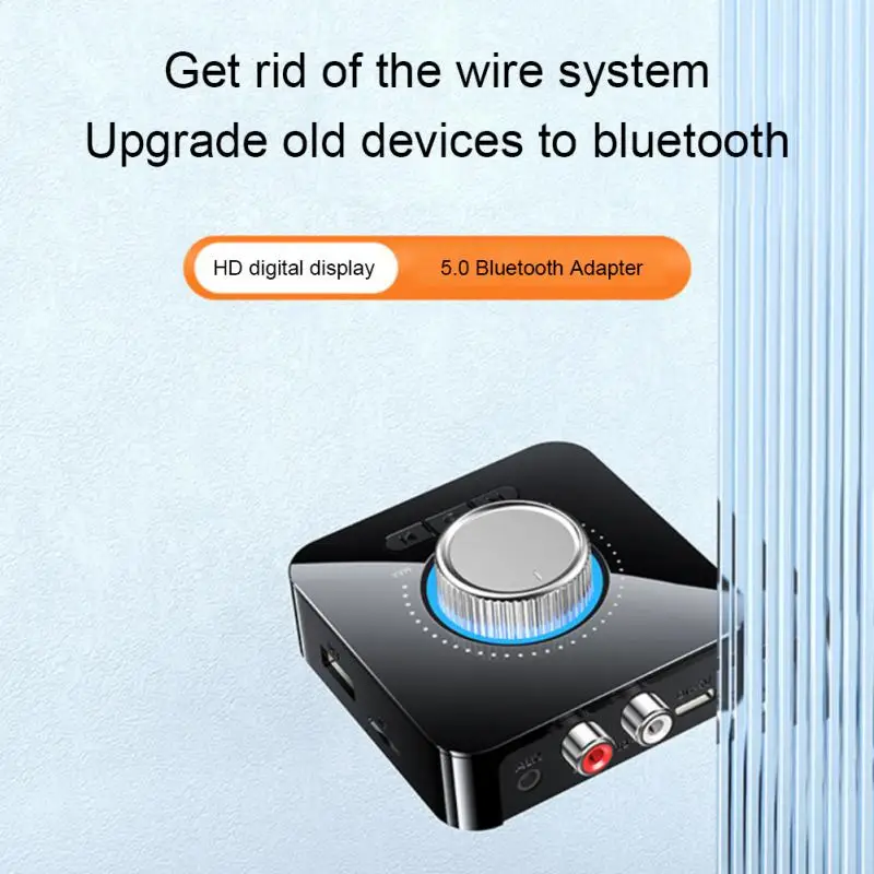 Receiver Transmitter LED BT 5.0 Stereo AUX 3.5mm Jack RCA Handsfree Call TF U-Disk TV Car Kit Wireless Audio Adapter
Receiver Transmitter LED BT 5.0 Stereo AUX 3.5mm Jack RCA Handsfree Call TF U-Disk TV Car Kit Wireless Audio Adapter