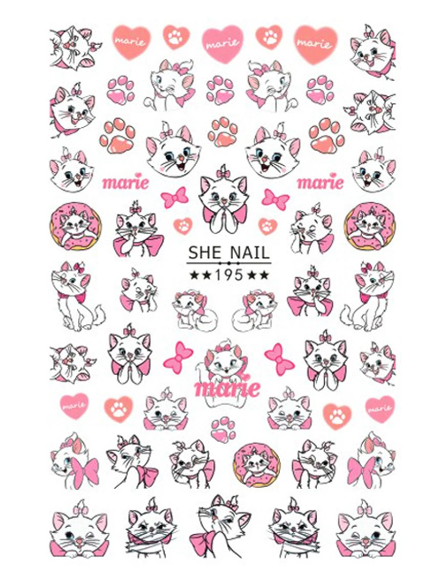 Cute 3D Cartoon Disney Anime Nail Sticker Nail Slider Mary Cat Stitch Mickey Simulation Adhesive Sticker Press on Nail
Cute 3D Cartoon Disney Anime Nail Sticker Nail Slider Mary Cat Stitch Mickey Simulation Adhesive Sticker Press on Nail