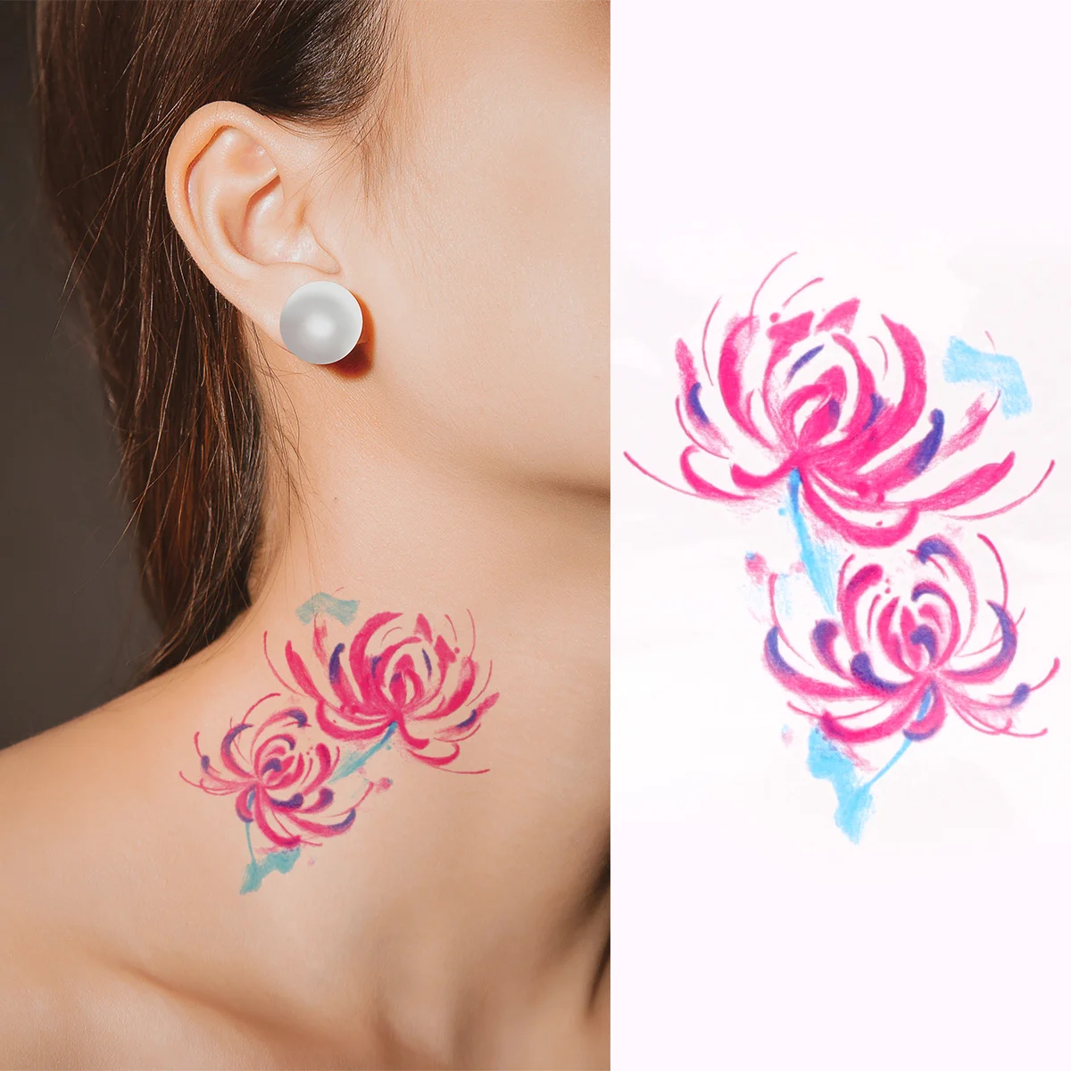 Sticker Stickersfloral Flowers Temporary Flower Face Cartoon Creative Colored Disposable Waterproof
Sticker Stickersfloral Flowers Temporary Flower Face Cartoon Creative Colored Disposable Waterproof